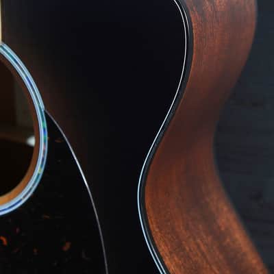 Martin OMC-10E Modern Burst Acoustic-Electric Guitar | Solid Sapele / Spruce Orchestra Model Cutaway image 20