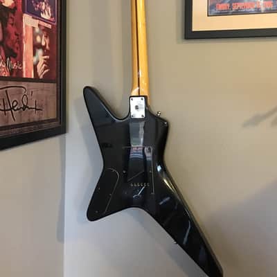 1981 Vintage Kramer Voyager  Single Humbucker Black with Case image 2