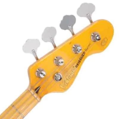 Vintage V4MVW ReIssued Maple Fingerboard Vintage White image 3