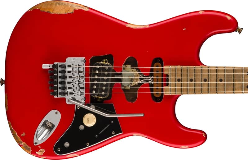 Pre-Order! EVH Frankie relic electric guitar in red finish image 1