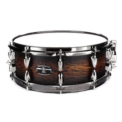 Yamaha Live Custom Hybrid Oak Snare Drum 14x5.5 Uzu Earth Sunburst image 2