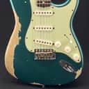 2021 Fender Custom Shop 1961 Stratocaster Heavy Relic in Sherwood Green Metallic with Painted Neck