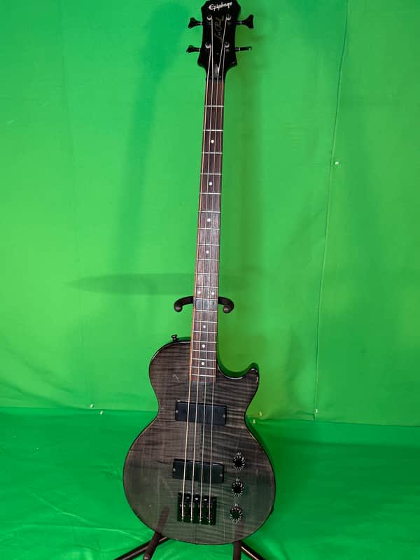Epiphone Les Paul Special Bass Trans Black w/Case image 1