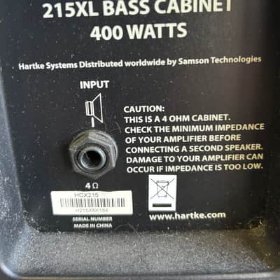 Hartke 215XL Bass Cabinet – Dual 15″ Aluminum Cones – Deep, Punchy Bass image 8