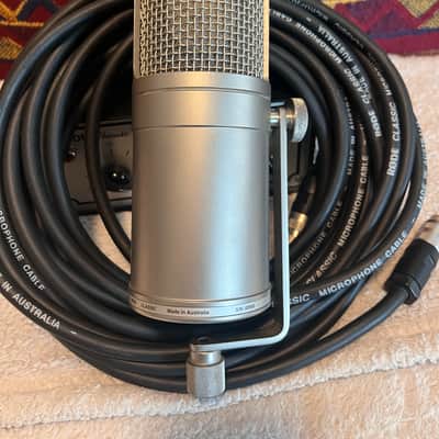 RODE Classic Large Diaphragm Multipattern Tube Condenser Microphone 1990s - Nickel image 2