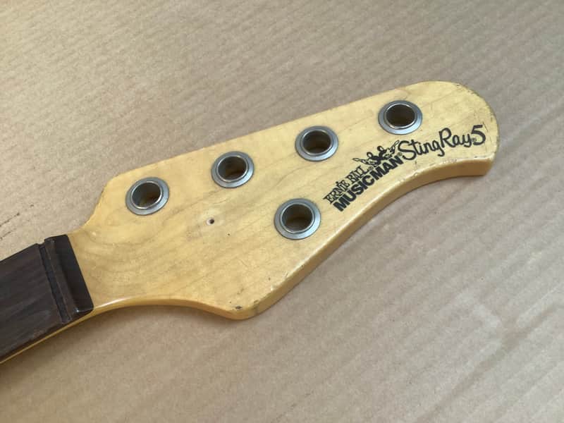 Immagine Ernie Ball Music Man 1989 Stingray bass neck sting ray 5 string neck made in USA - 1