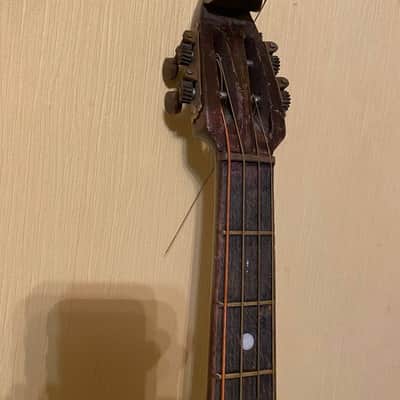 Domra Bass USSR Soviet Folk Instrument Ukrainian Antique Vintage image 3