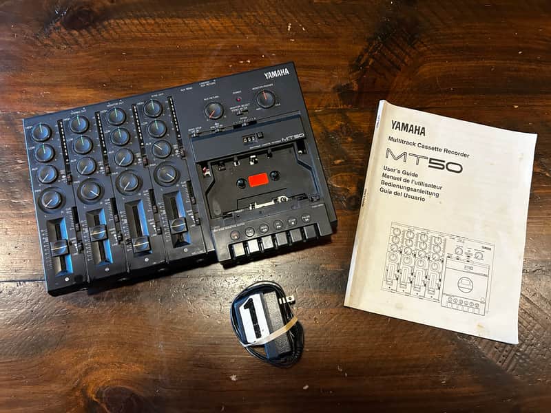 Yamaha MT50 Multitrack Cassette Recorder 4-track w/power supply & manual image 1