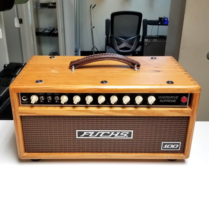 used 2005 Fuchs Overdrive Supreme 100 Watt Tube Amp Head with Bob Burt Head Shell! Very Good Condition image 1