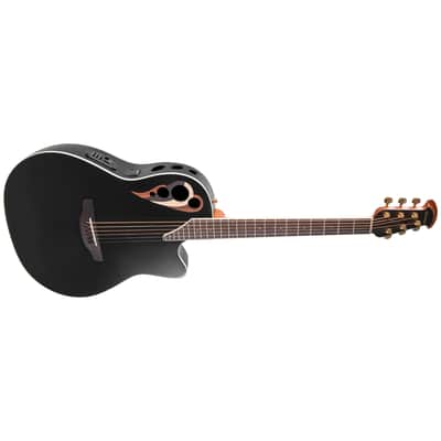 CDX40 5 G Guitar Celebrity Elite Deluxe Deep Contour Black Satin Ovation image 2