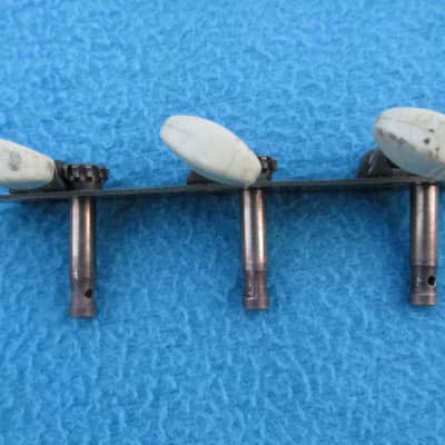 Vintage 1959 Kay Catalina K6868 TUNERS TUNING PEGS-BRASS Posts Pegs-3x3 Kay STYLE LEADER image 7