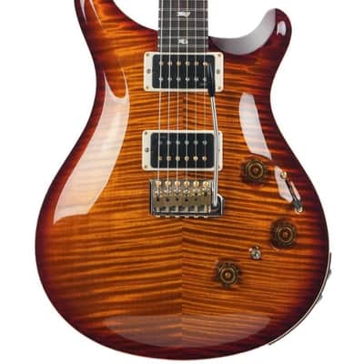 PRS Custom 24 10 Top Piezo Black Gold Burst image 1