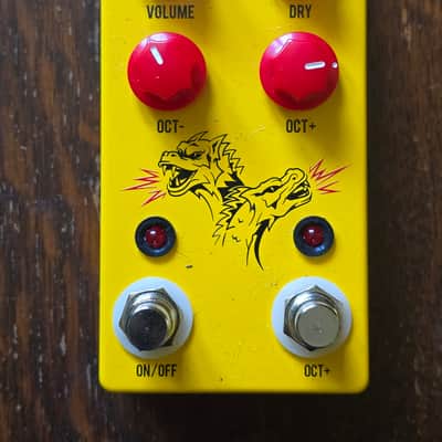 JHS Double Dragon Lo-Fi Octave Pedal 2026 - Yellow image 1