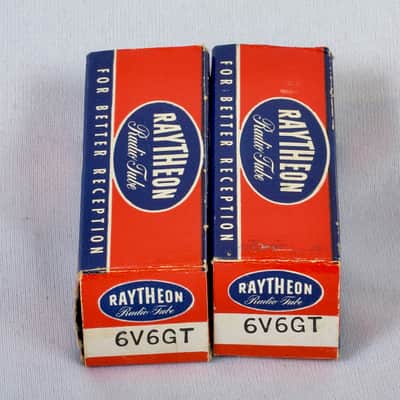 Raytheon 6V6GT/G Tubes matched pair – USA Made – Tested Strong image 8