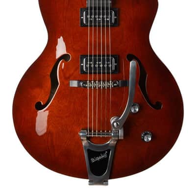 Godin 5th Avenue Uptown T-Armond Havana Burst Acoustic Electric with Bag MADE In Canada image 1