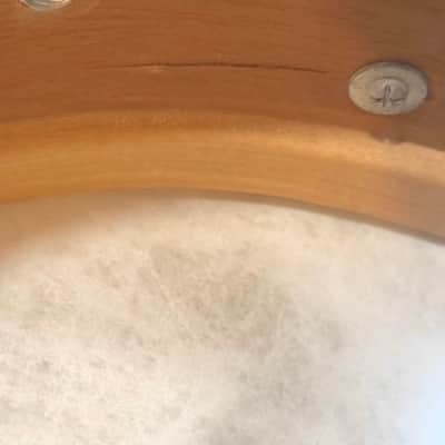 Vintage 1958 Slingerland Radio King Student Model 5.5x14 8-Lug Snare — Blue/Silver Duco — Dated Shell, New Evans Heads (Video Demo) image 14