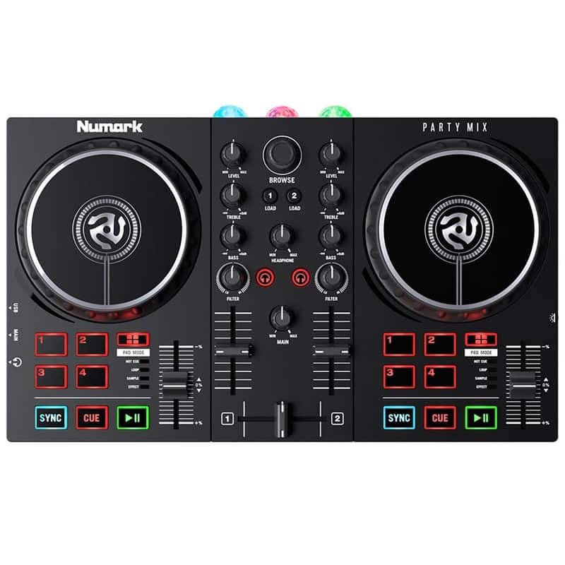 Numark Party Mix II DJ Controller with Lights image 1