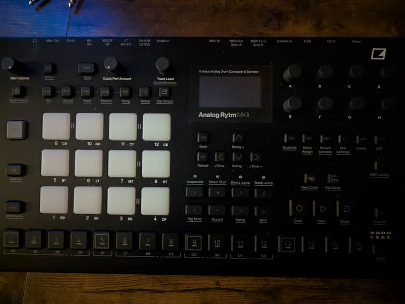 Elektron Analog Rytm MkII 2020 Black image 1