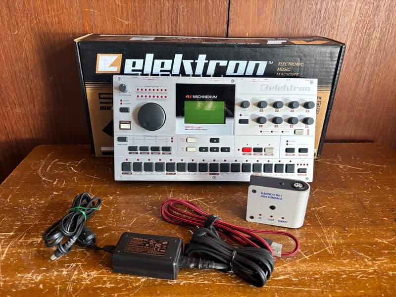 ELEKTRON Machinedrum SPS-1 UW+ Mk II w/ box, power supply, MIDI Interface image 1