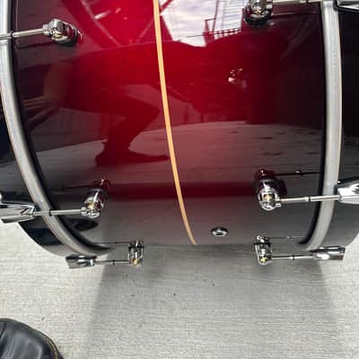 Pearl Reference One 3-pc. Shell Pack (Cymbals and Hardware Not Included), Natural Banded Redburst (RF1C903XPS/C836) image 20