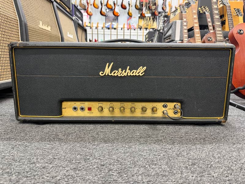 Marshall JMP MK II Super Lead 2-Channel 100-Watt Guitar Amp Head 1974 - Black image 1