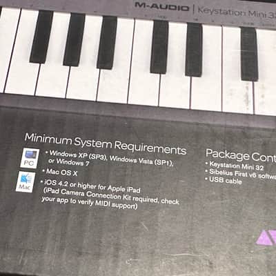 M-Audio Keystation Mini 32 MIDI Keyboard Controller 2011 - 2018 - Grey image 11