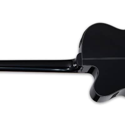 Takamine GB30CE-BLK G-Series Acoustic Electric Bass in Black Finish image 4
