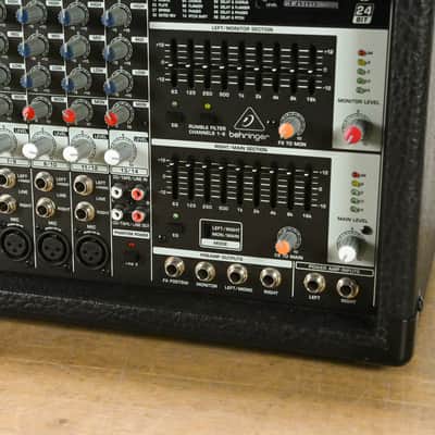 Behringer Europower PMP2000  800-Watt 10-Channel Powered Mixer CG015GS image 3