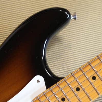 Minty! 2023 Fender American Vintage II '57 Stratocaster Electric Guitar Sunburst + COA OHSC image 4