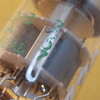 Sylvania JAN 7308 AT1000 TESTED Vacuum Tube USA military E188CC dual triode 1972 image 7
