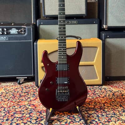 Washburn G20-V Left-Handed – Metallic Red Wine – Setup for Right-Handed Playing – Made in Japan – Very Good Condition – Wonderbar image 2