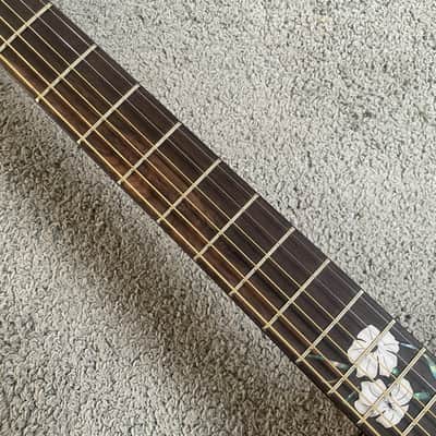 40 Inch Acoustic Guitar, Mahogany Body and Neck, Rosewood Fingerboard image 3
