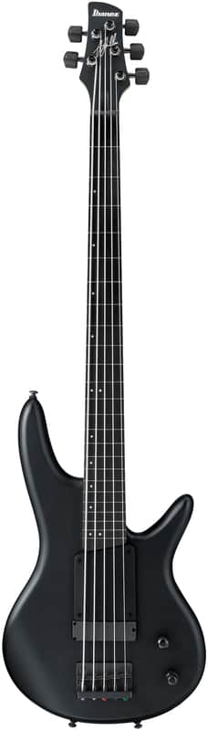 Ibanez Gary Willis Signature GWB35 Fretless 5-string Bass Guitar Black Flat image 1