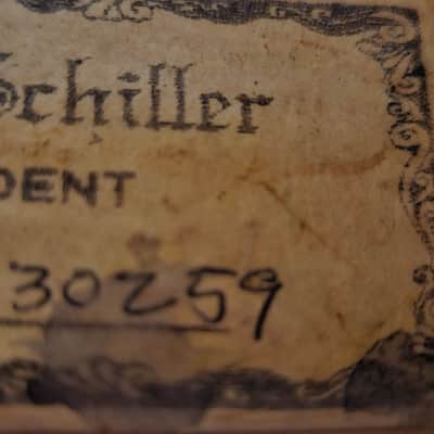 K Schiller Student size 4/4 violin w/ case.  Miss soundpost image 3