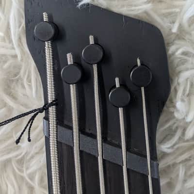 Mint Ibanez EHB1505MSBIF Multi Scale Headless 5-String Bass - Black Ice Flat Finish image 7