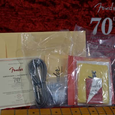 Fender 70th Anniversary American Vintage II 1954 Reissue Stratocaster Sunburst w Tweed Case & FAST Same Day Shipping image 13