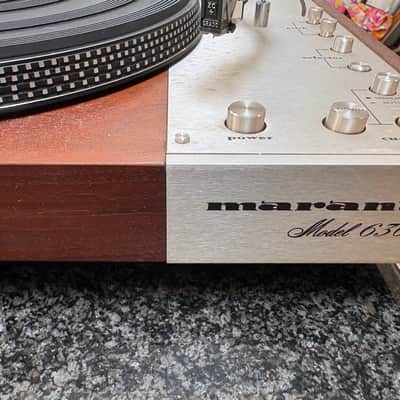 Marantz Model 6300 Servo Control Direct Drive / Auto Shut Off Turntable 1975 - 1977 - Wood / Silver image 2