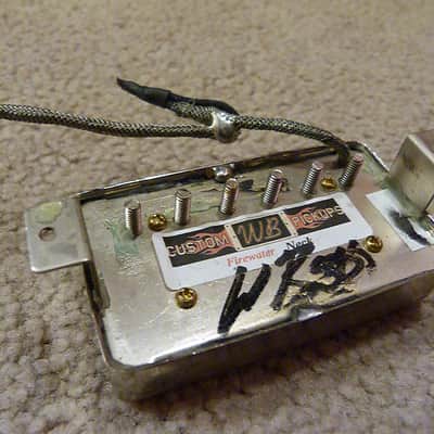 Rare Find WB Will Boggs Pickups Firewater Bridge and Neck Humbucker Set Chrome image 6