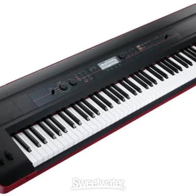 Korg KROSS 88-Key Digital Synthesizer Workstation 2010s - Black image 1