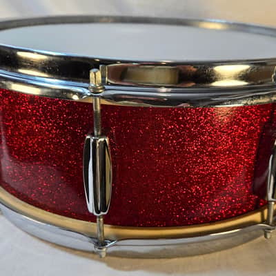 Crown Snare Drum MIJ 60s-70s - Red Sparkle image 4