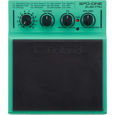 SPD-1E Electro Percussion Pad with mounting clamp image 1