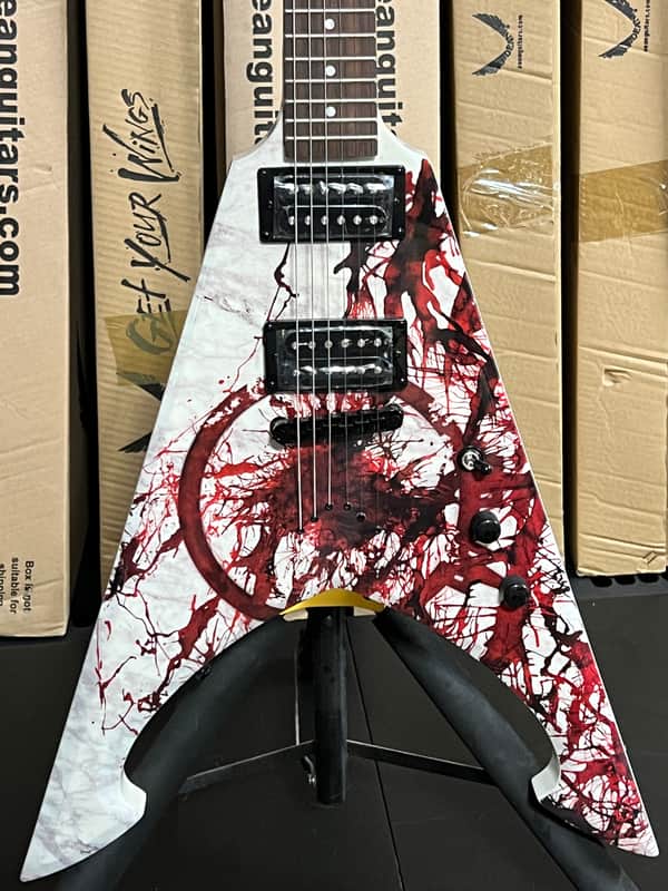 Dean Michael Amott Tyrant X Splatter Graphic | Reverb