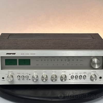 Vintage Morse 2500 Receiver - Fully Recapped & Serviced –Green VU Meters-1yr WRT image 5