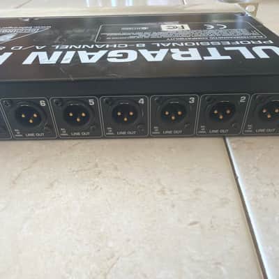 Behringer Ultragain Pro-8 Digital ADA8000 8-Channel Mic Preamp with A/D Converter 2000s - Black / Silver image 5