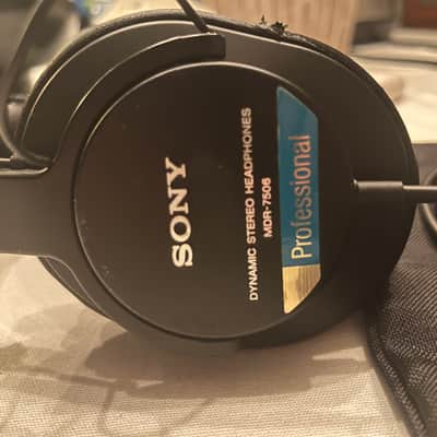 Sony MDR-7506 Studio Headphones 2010s - Black image 2