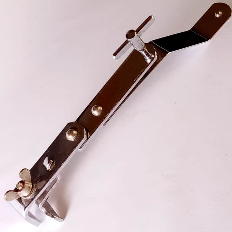 MIJ Chrome Bass Drum Muffler Clamp-On External Tone Control Part Japan Vintage60 image 1
