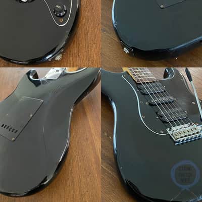 Fernandes Stratocaster, HSH, The Function, 1980s, MIJ, Black image 5