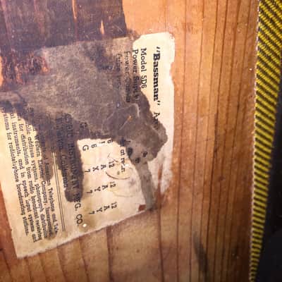 1955 Fender Bassman "5D6" image 6