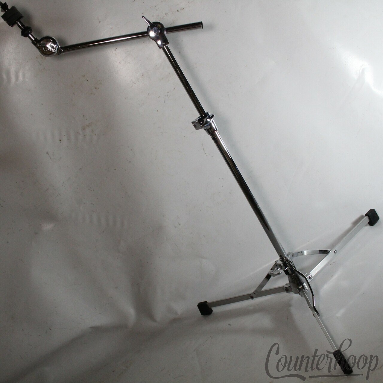 DW CP6710 Ultralight Boom Arm Crash Cymbal Stand Chrome Flush/Flat-Base Light — main photograph