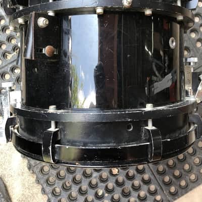 Remo Legato Quadura Marching Snare Drum Black 14" x 11" image 2